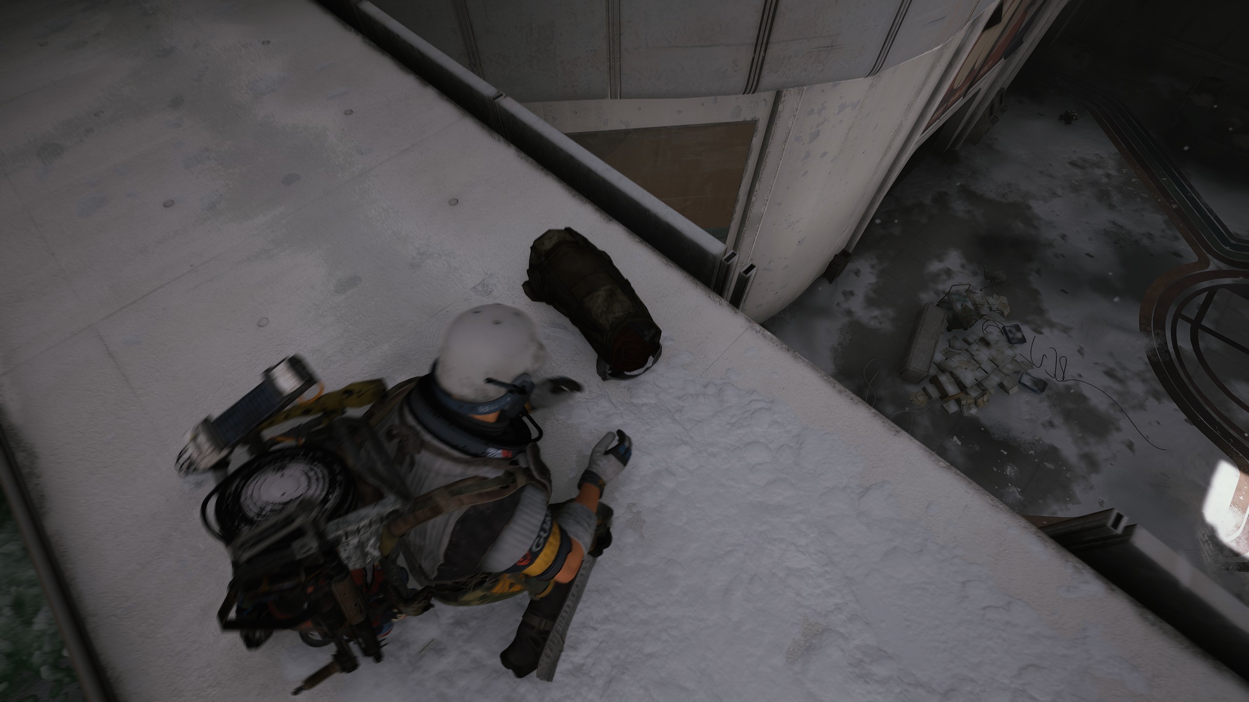 Open Field Survival When Nowhere to Hide
